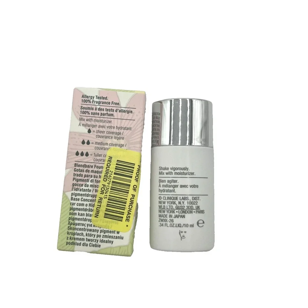 Clinique Blend It Yourself Pigment Drops Shade BIY 160‎ (D-G) New